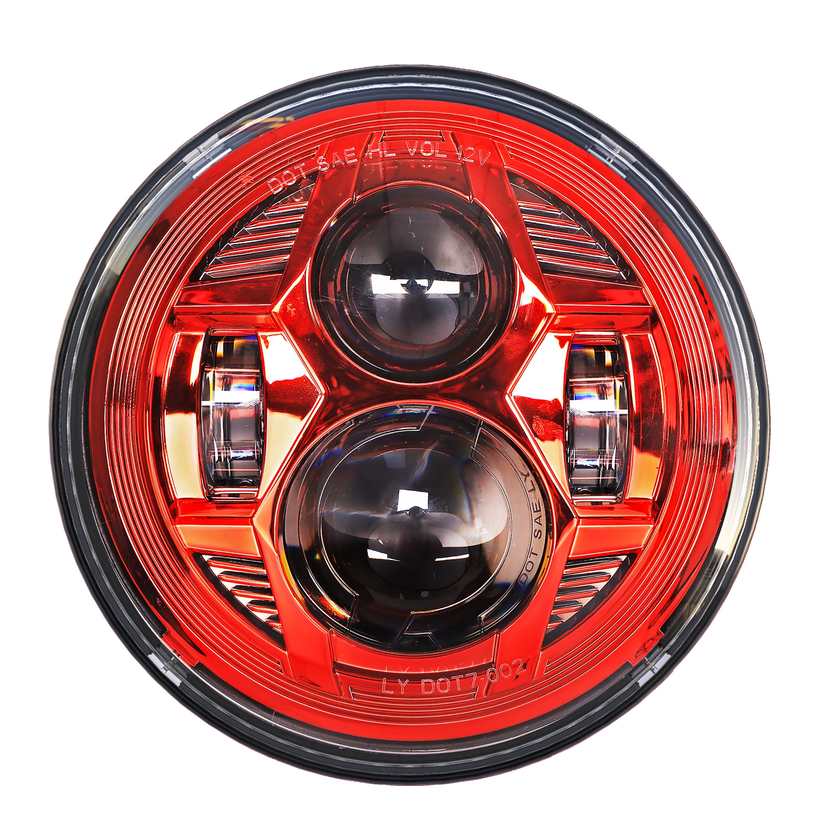 5.75" Hydrus round - Red