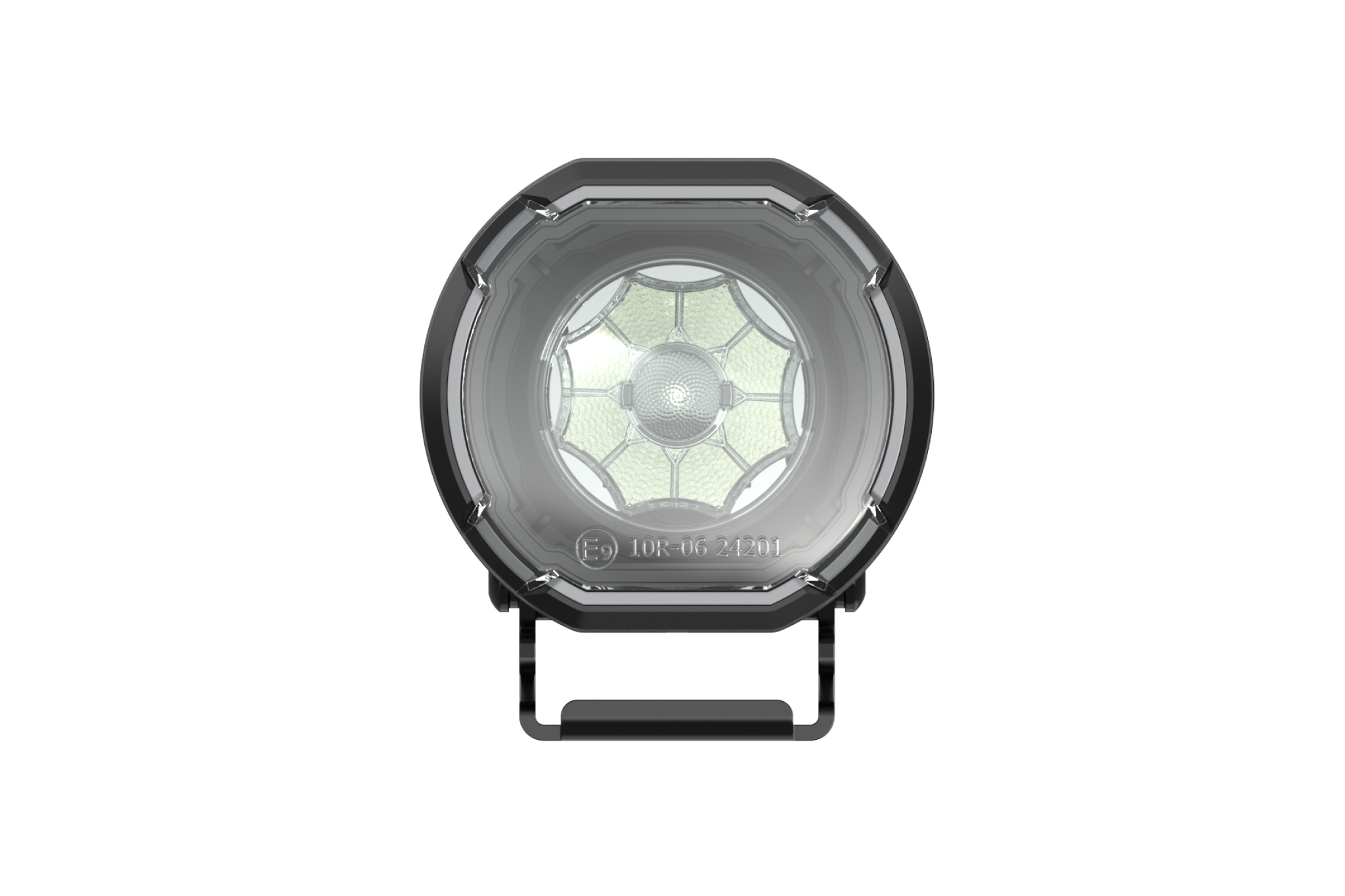 Stinger round LED work light with mounting bracket