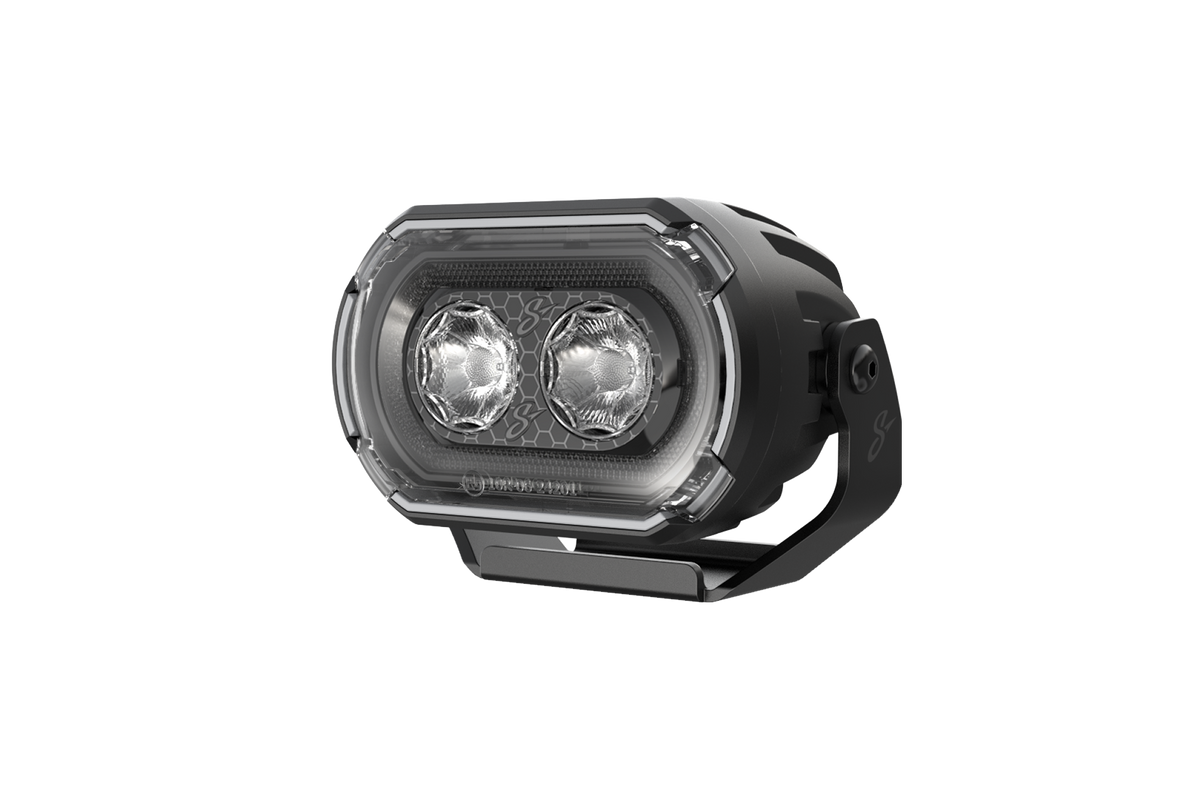 Stinger dual lens LED work light with mounting bracket