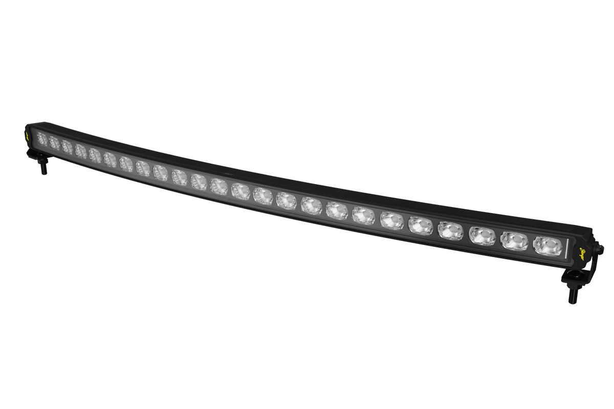 Stinger curved LED light bar with mounting brackets