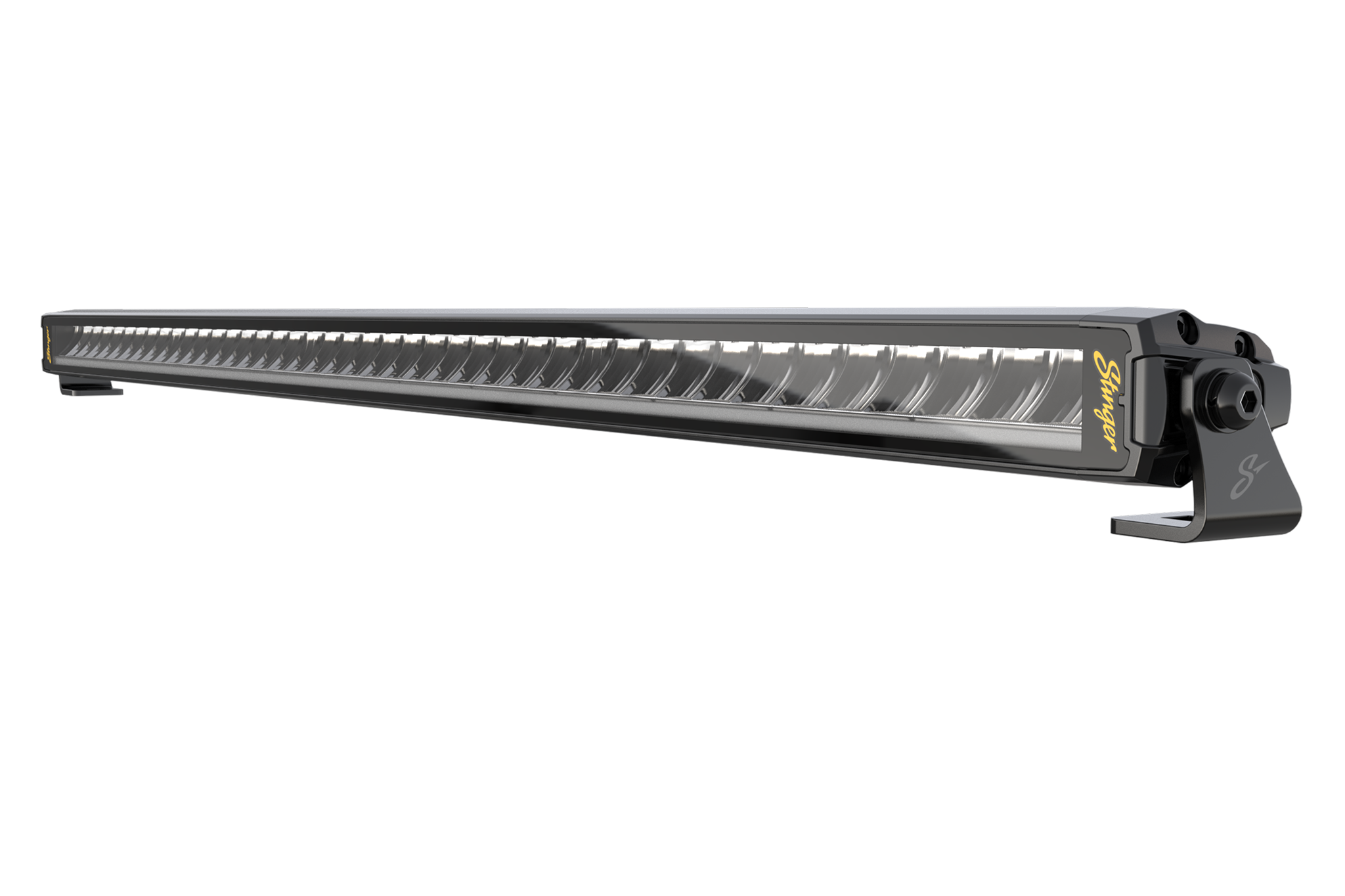 Stinger LED light bar with black housing and mounting brackets