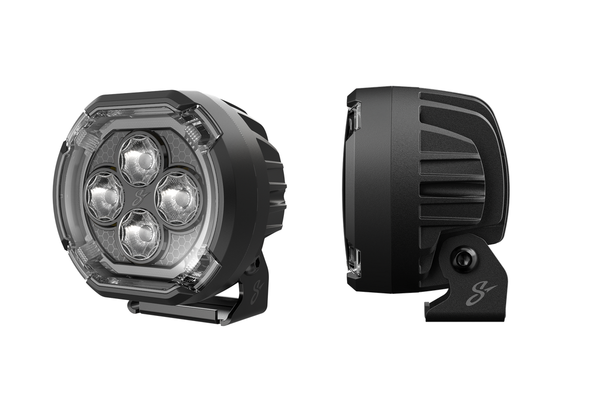 Stedi S1 LED work light showing front and side profiles