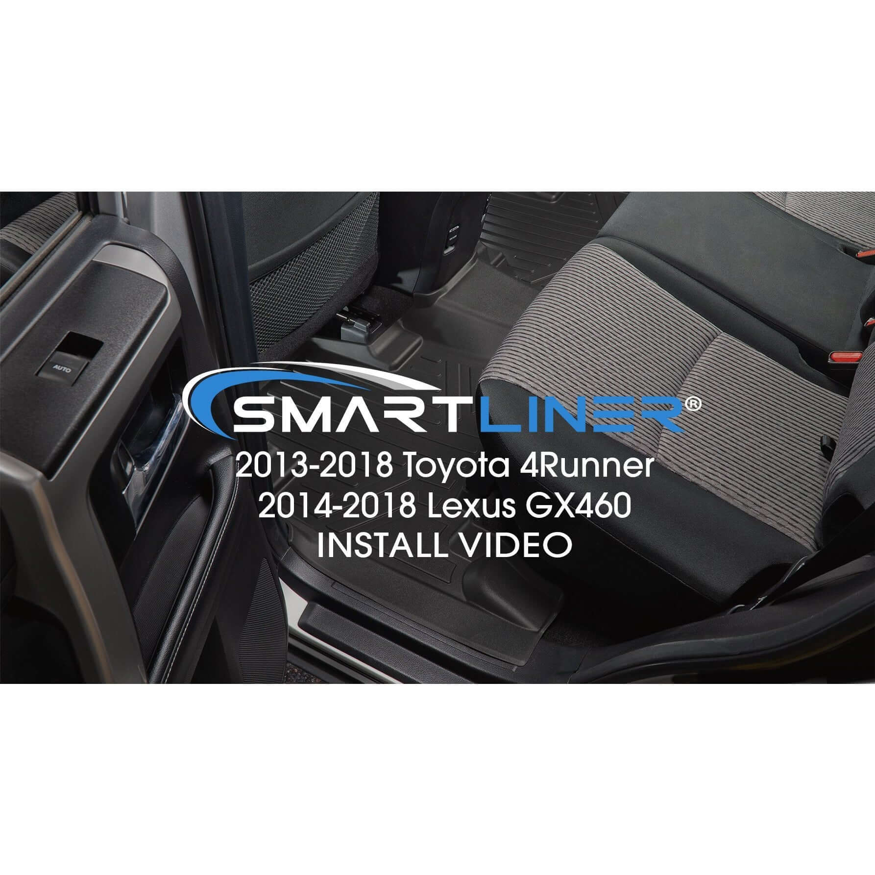 SMARTLINER Custom Fit Floor Liners For 2013-2026 Toyota 4Runner (7 Passenger with 3rd Row Seats)