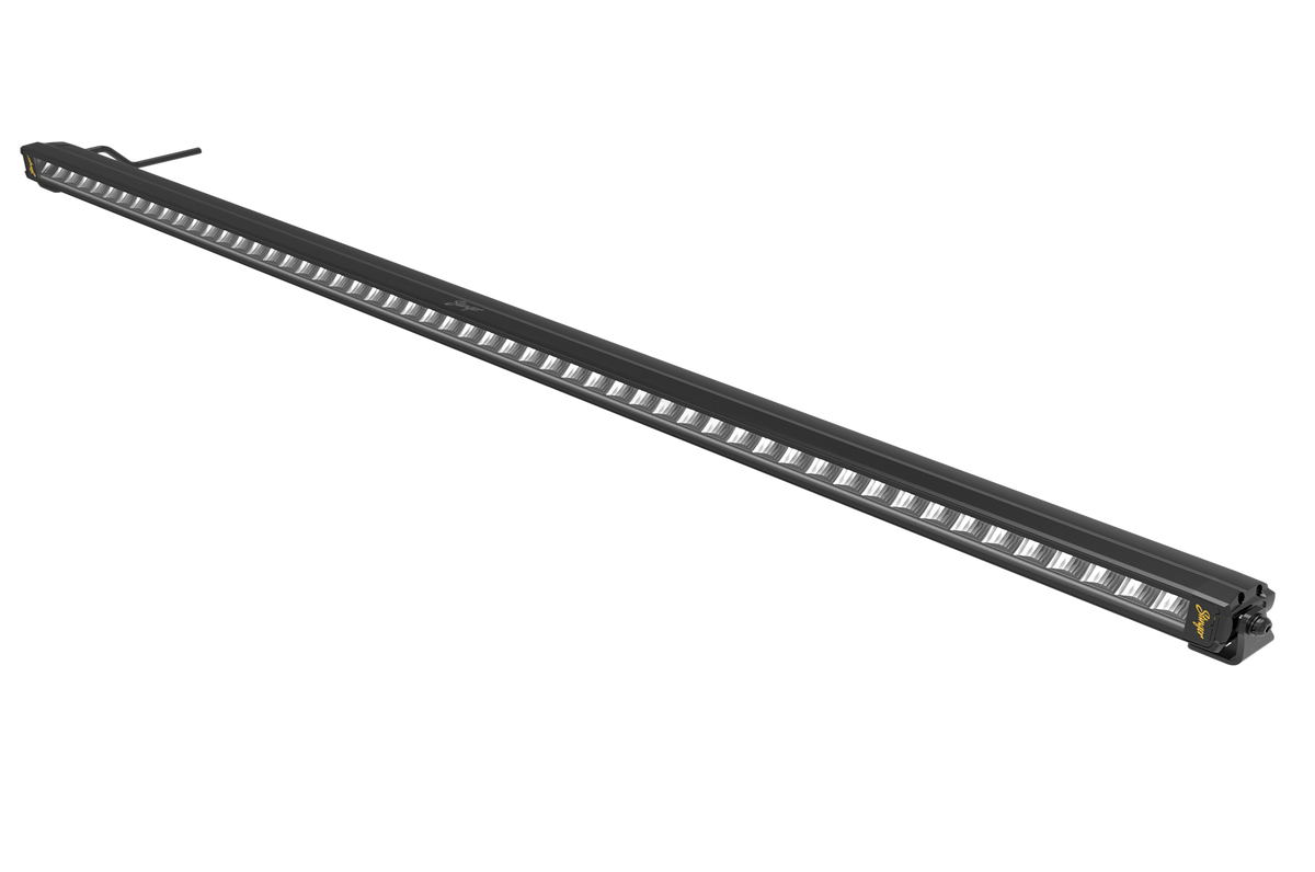 Stinger black LED light bar with multiple reflectors