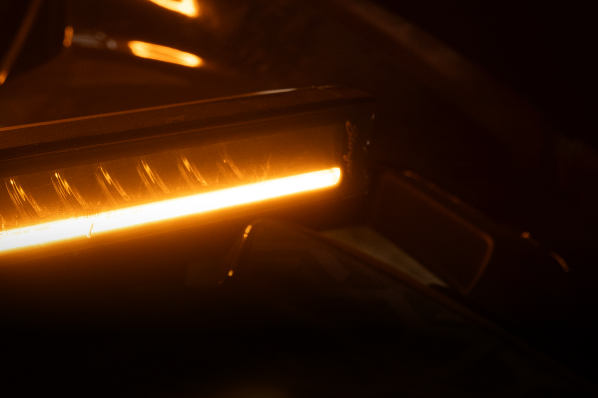 HEXCORE Universal 50" Straight LED Light Bar, Flood Beam with Amber & White Position Light | STL50LB