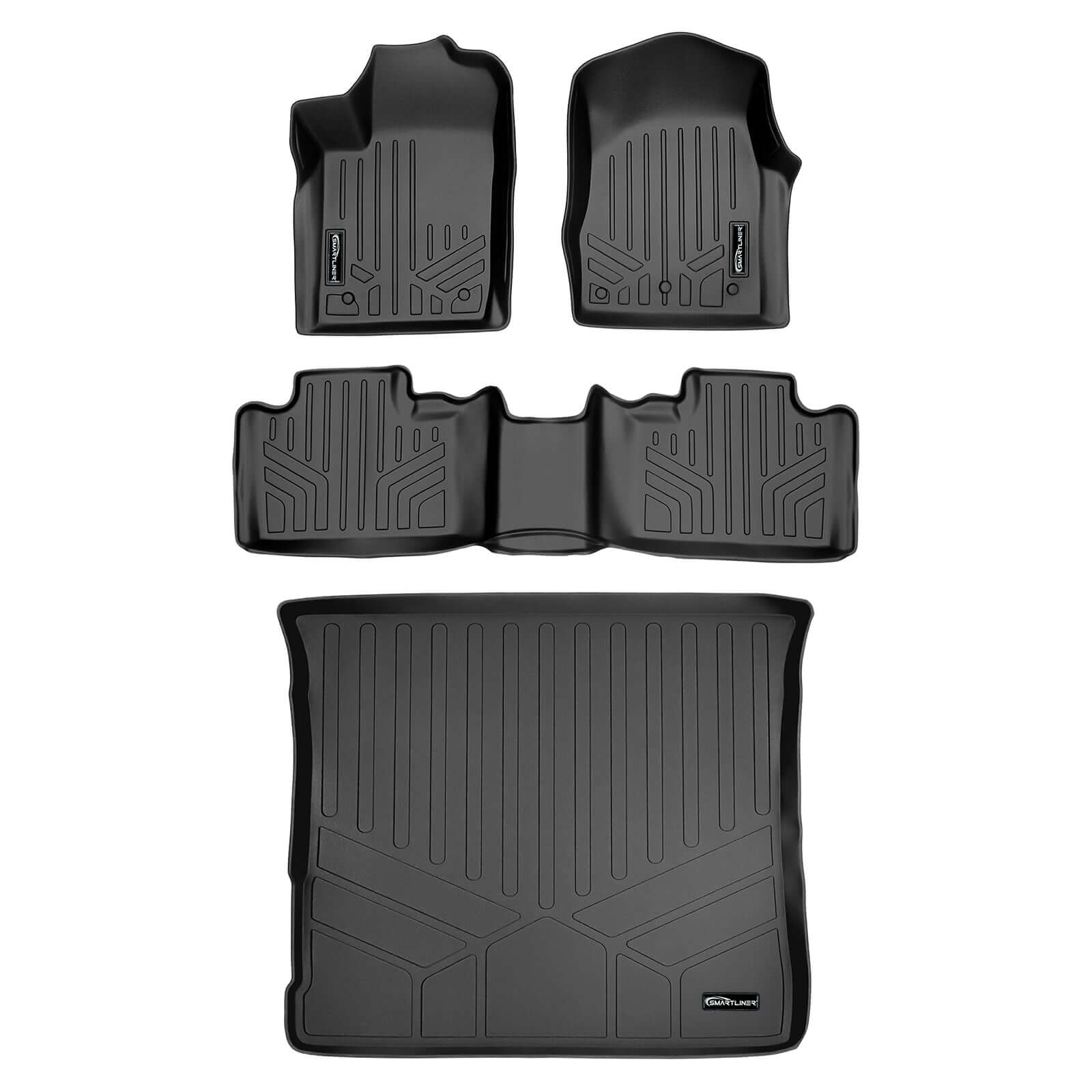 Smart Trim™ Floor Liners For 2013-2016 Jeep Grand Cherokee (without 2nd Row Center Console)