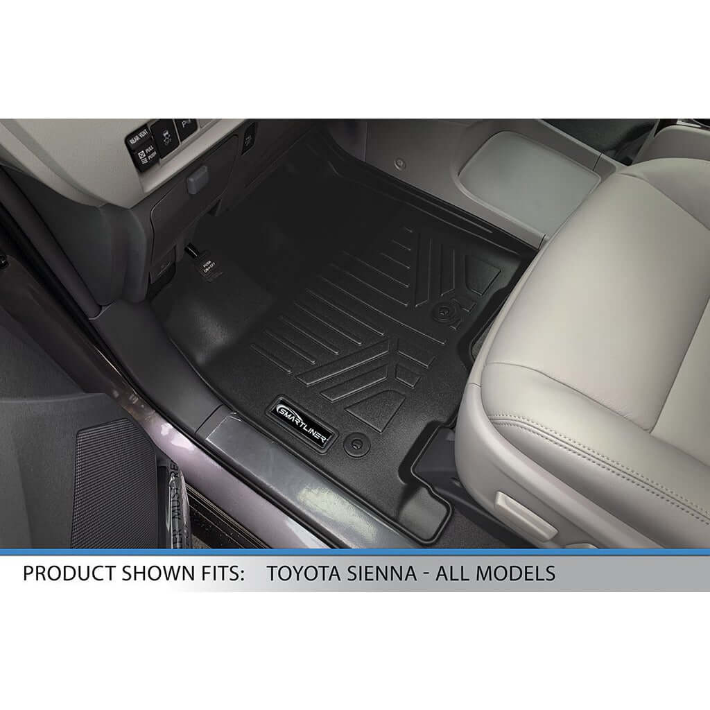 Smart Trim™ Floor Liners For 2013 2020 Toyota Sienna 7 Passenger Model