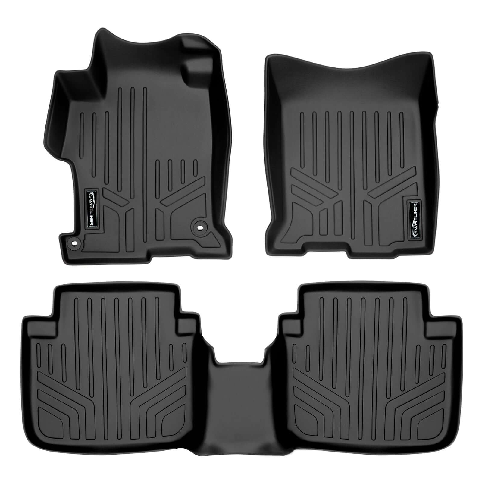 SMARTLINER Custom Fit Floor Liners For 2013-2017 Honda Accord Sedan (No Hybrid Models)