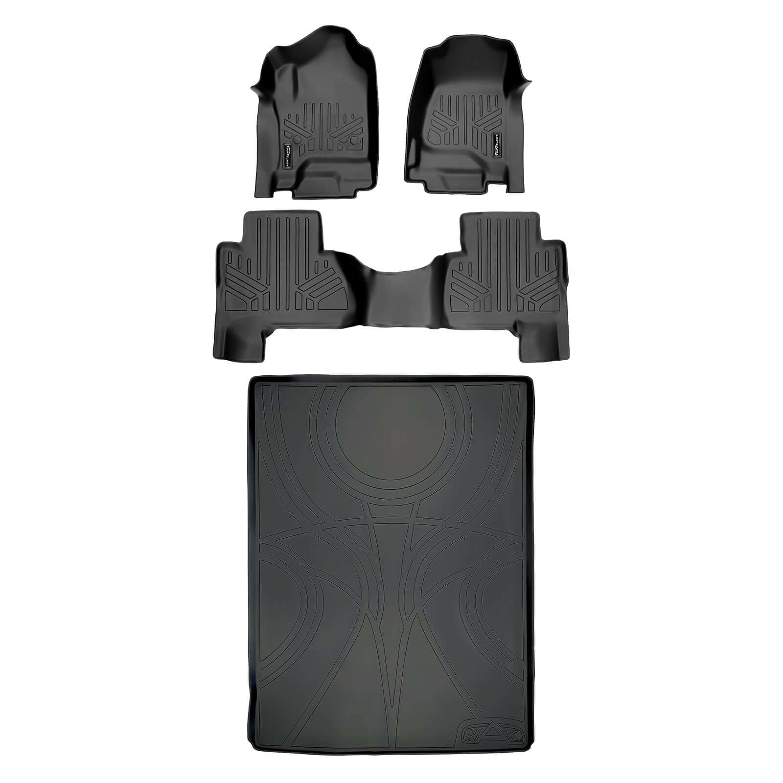 SMARTLINER Floor Liners for 2015-2020 Cadillac Escalade ESV (2nd Row Bench)