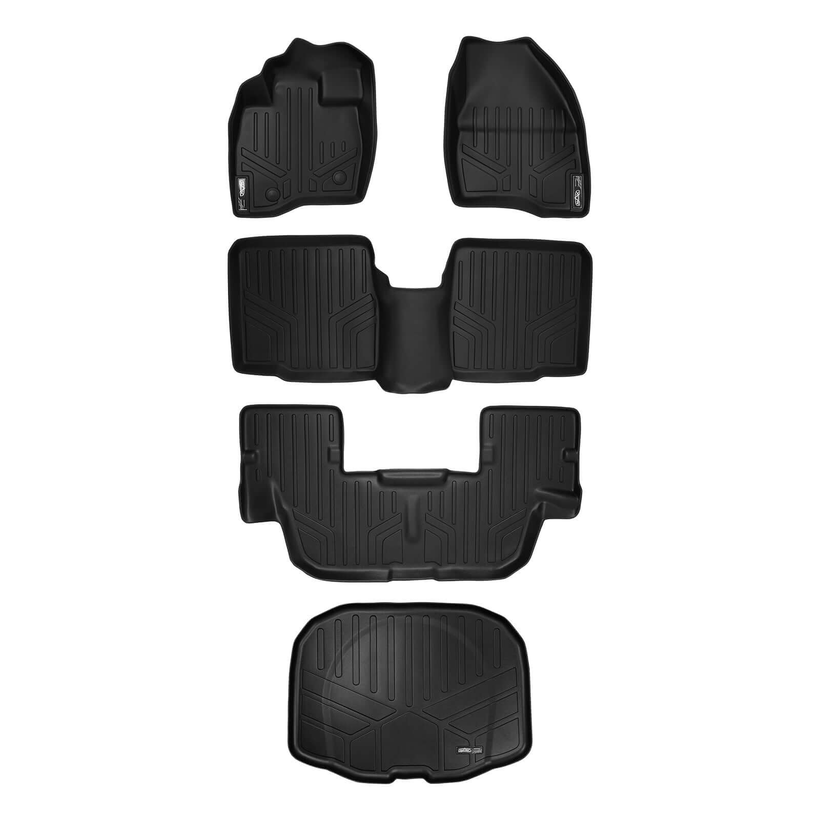 SMARTLINER Floor Liners for 2015-2016 Explorer (without 2nd Row Center Console)