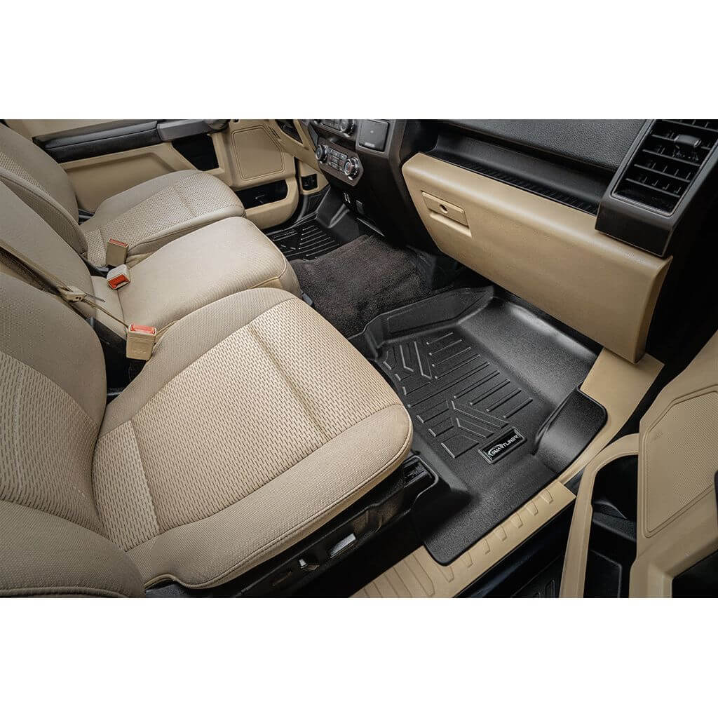 SmartCoverage™ Floor Liners For 2015-2026 Ford F-150 SuperCrew Cab (1st Row Bucket)