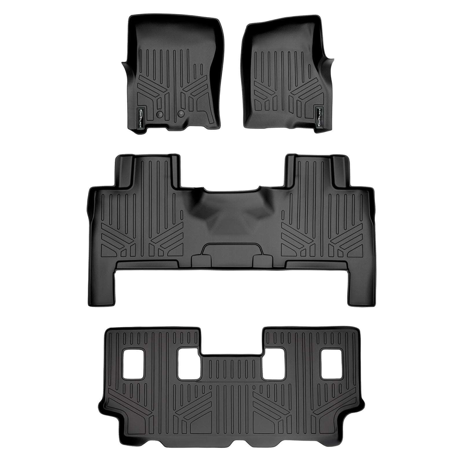 Smart Trim™ Floor Liners For 2011 - 2017 Ford Expedition EL/ Lincoln Navigator (with Console)