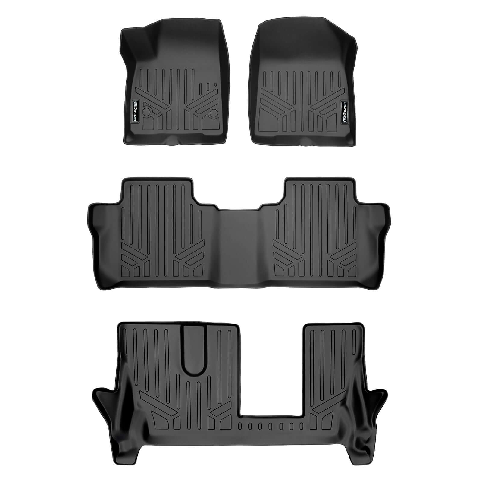 SMARTLINER Floor Liners for 2017-2023 GMC Acadia (7 Passenger)