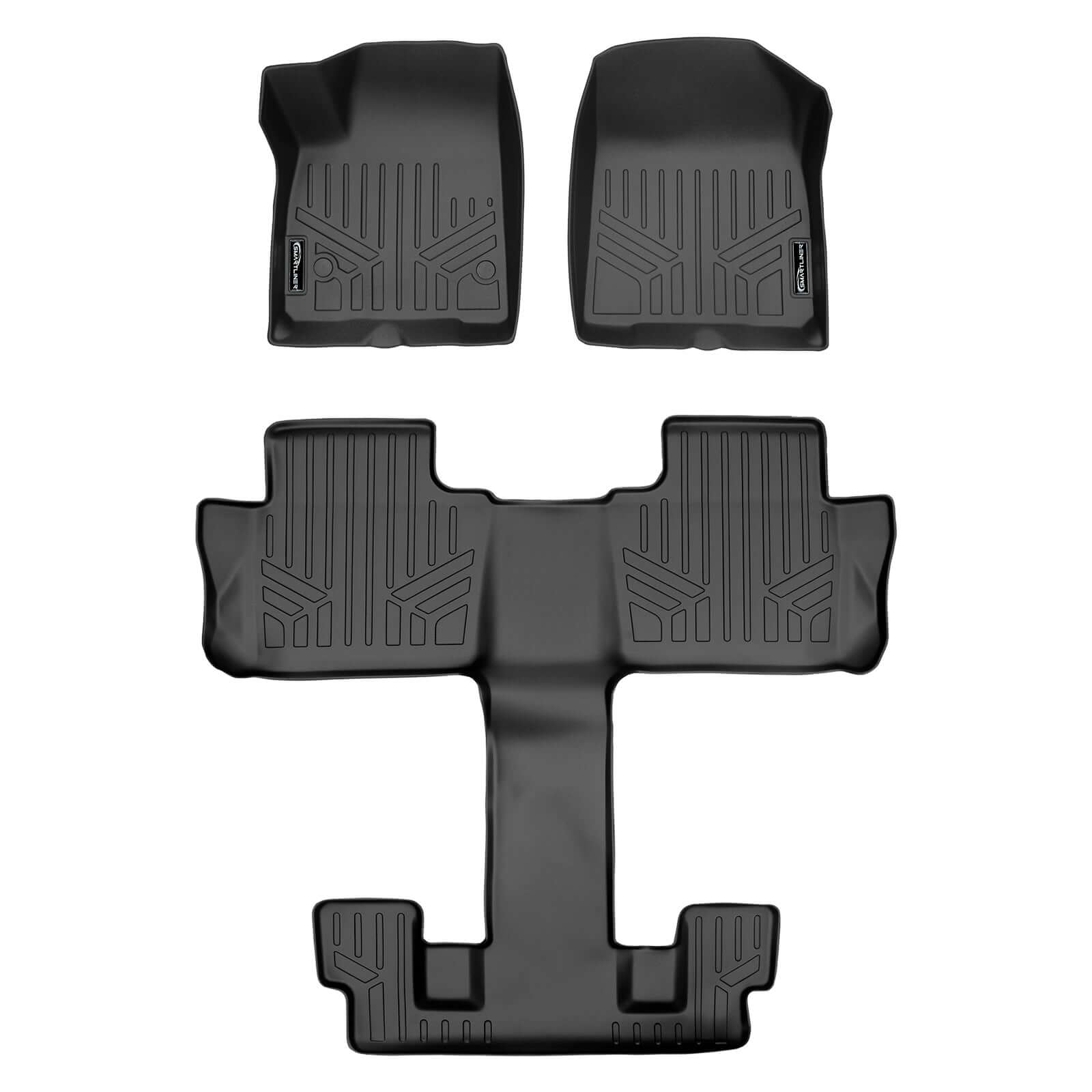 SMARTLINER Floor Liners for 2017-2023 GMC Acadia (6 Passenger)