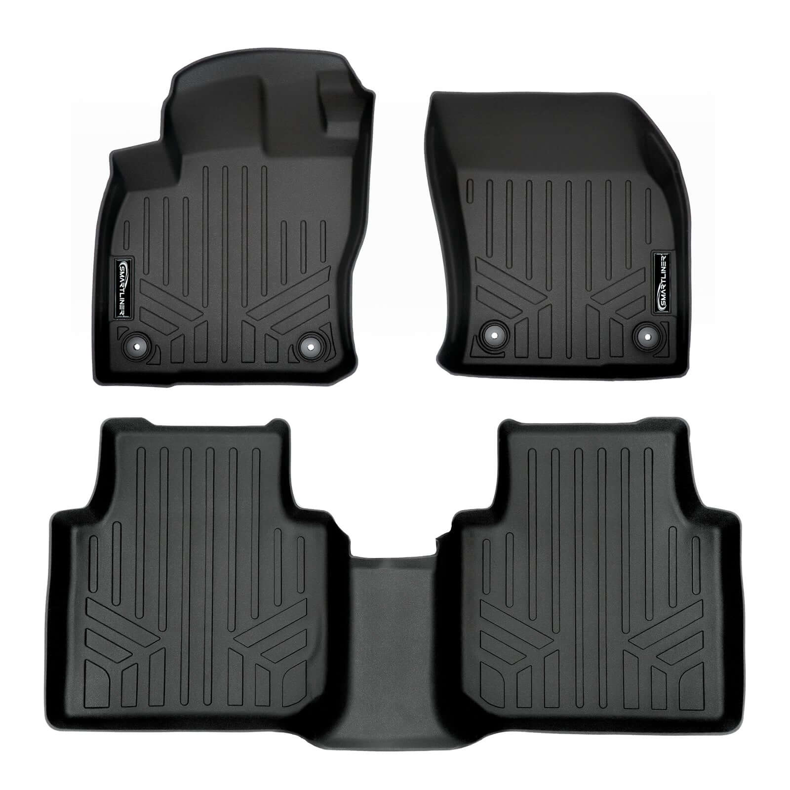 SMARTLINER Floor Liners for 2018-2024 Volkswagen Tiguan (7 Passenger)
