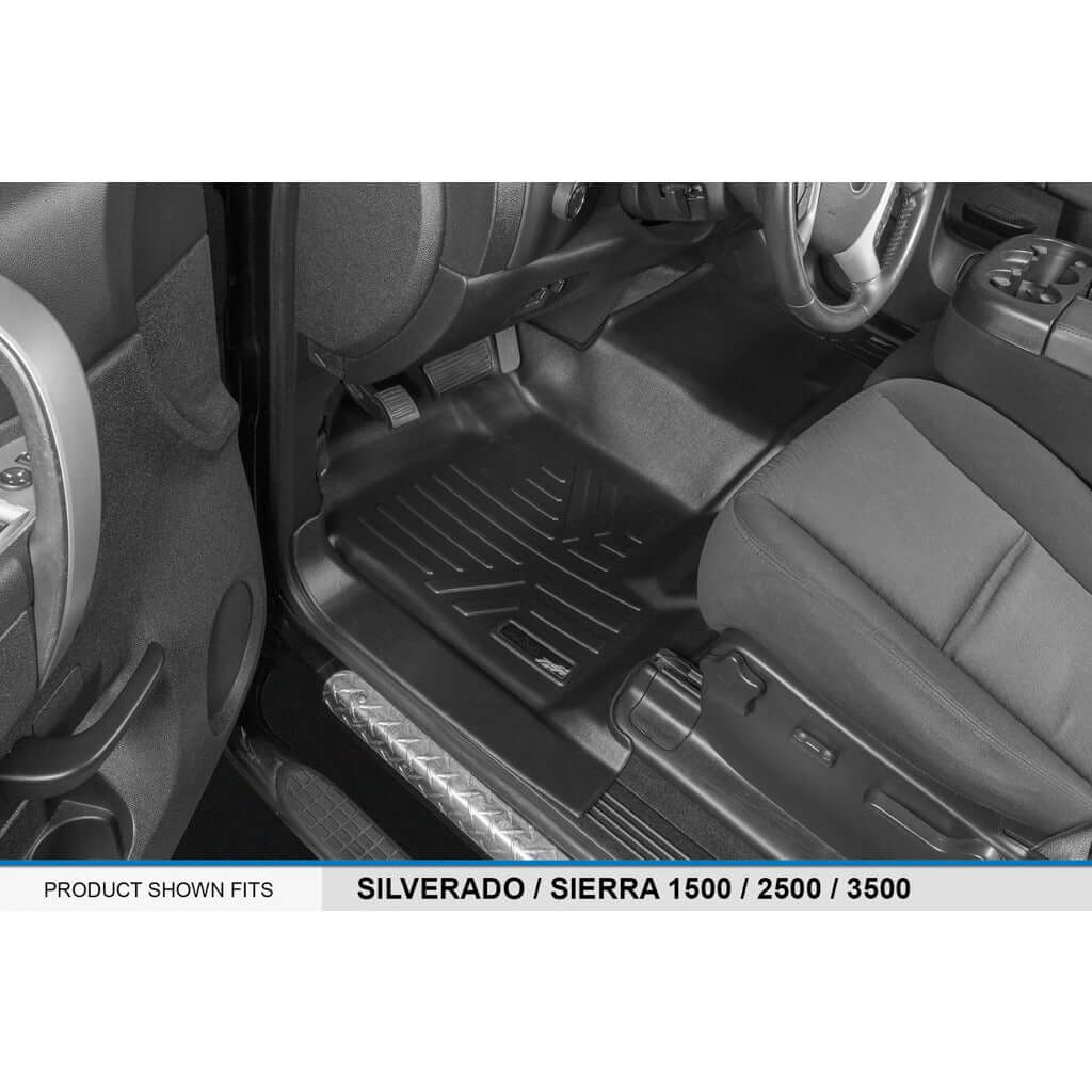 Smart Trim™ Floor Liners For 2007-2013 Silverado/Sierra 1500 - 2007-2014 2500/3500 HD Crew Cabin