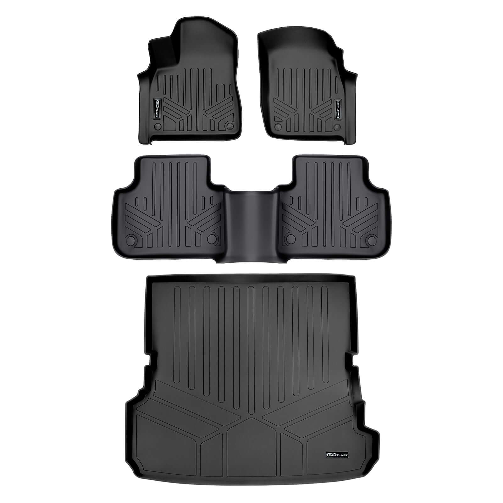 SMARTLINER Floor Liners for 2017-2025 Audi Q7