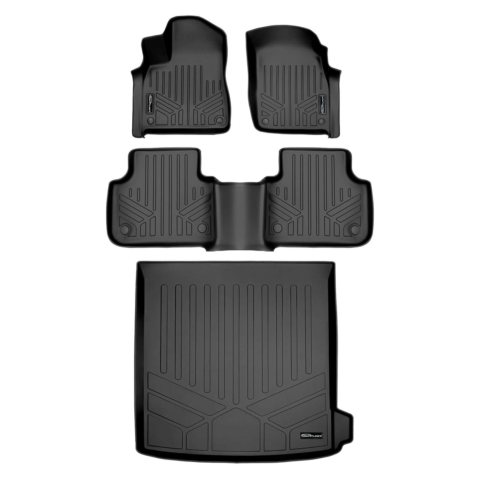 SMARTLINER Floor Liners for 2019 - 2025 Audi Q8 / 2024 - 2025 Q8 Sportback E-Tron