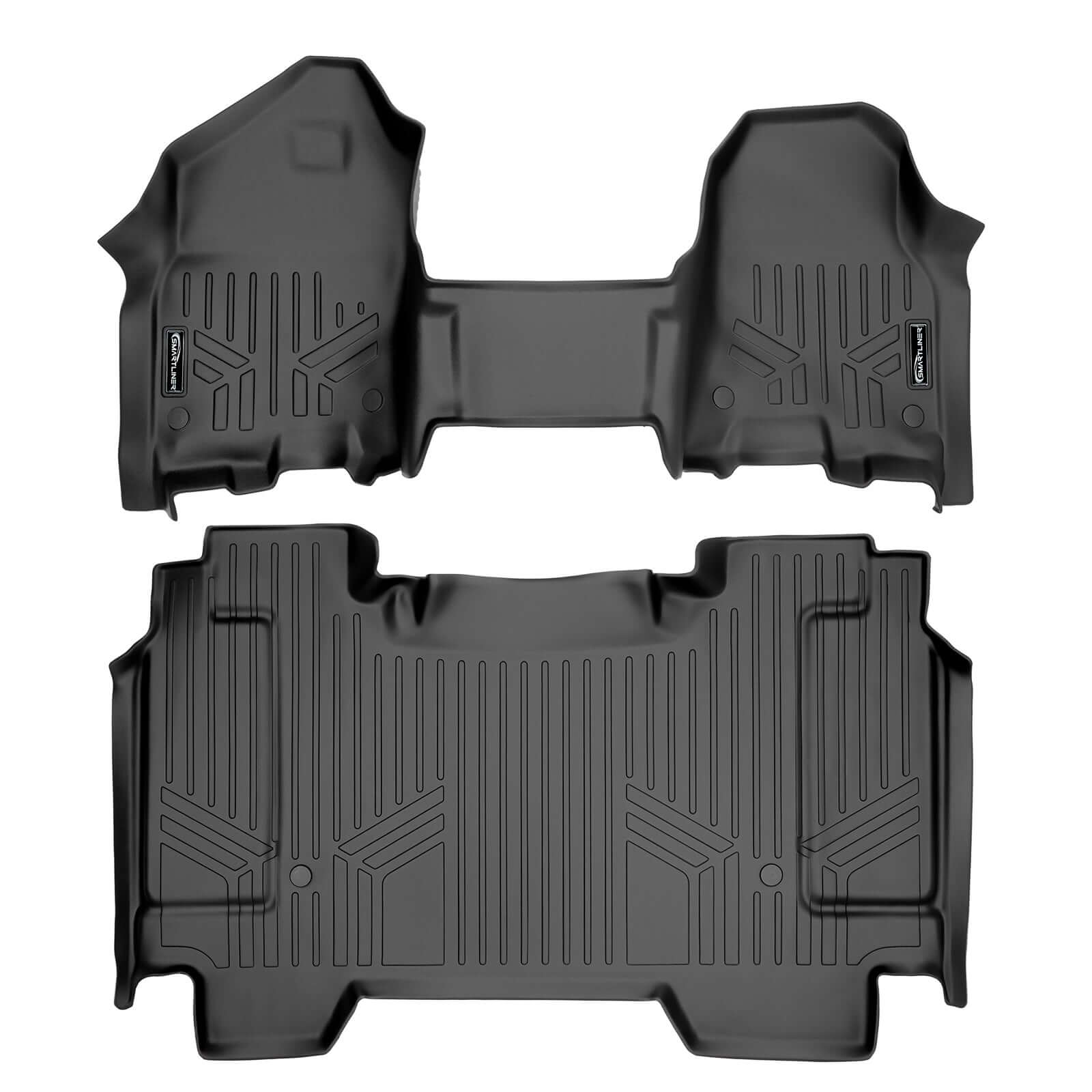 SmartCoverage™ Floor Liners For 2019-2024 Ram 1500 Crew Cab with First Row Bench Seat