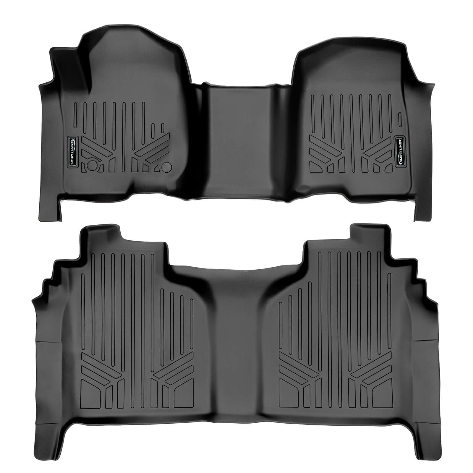 SMARTLINER Custom Fit Floor Liners For 2020-2026 Silverado/Sierra 2500/3500 Crew Cab with 1st Row Bench Seat