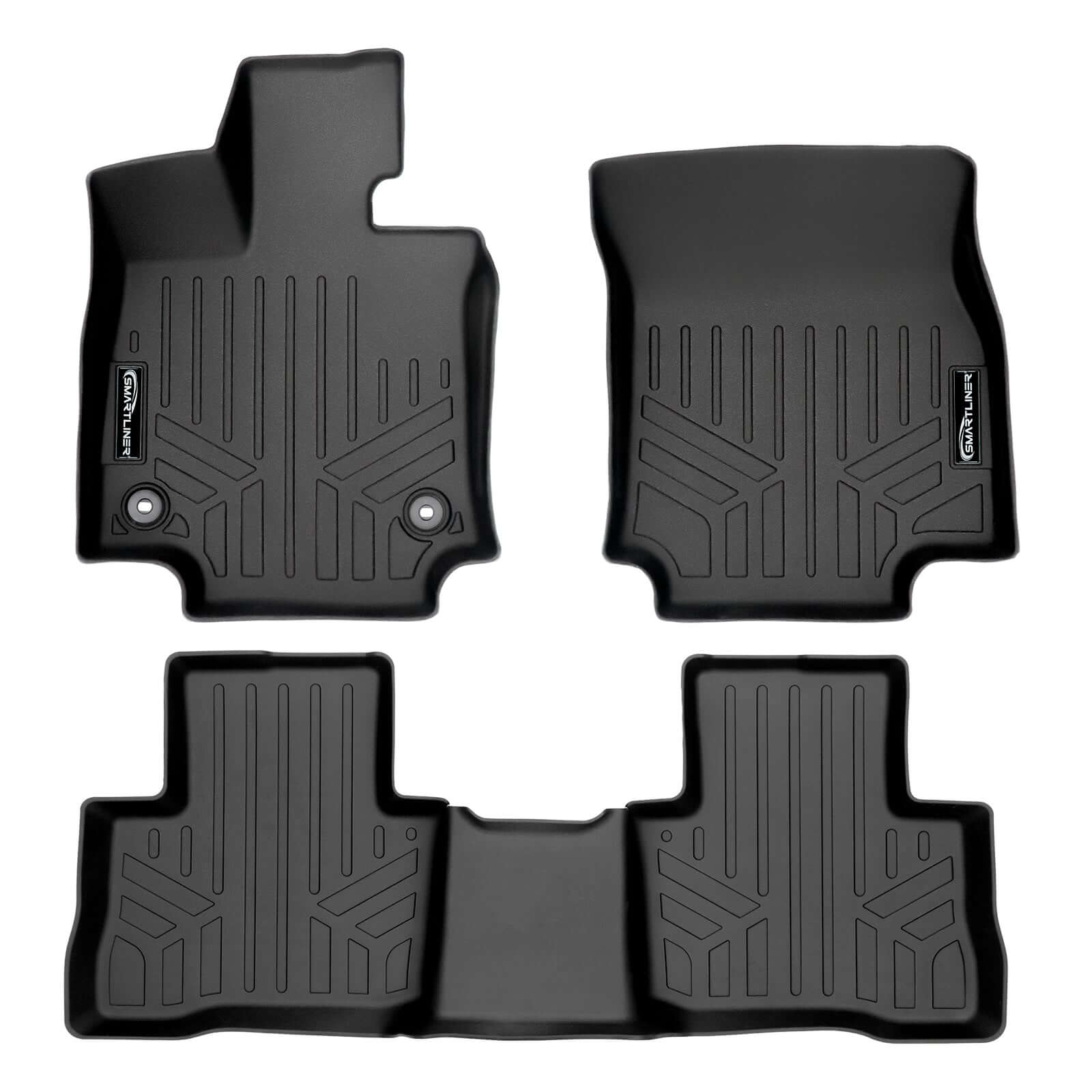 SMARTLINER Floor Liners for 2021-2025 Toyota RAV4 Prime (With Subwoofer in Cargo Area)