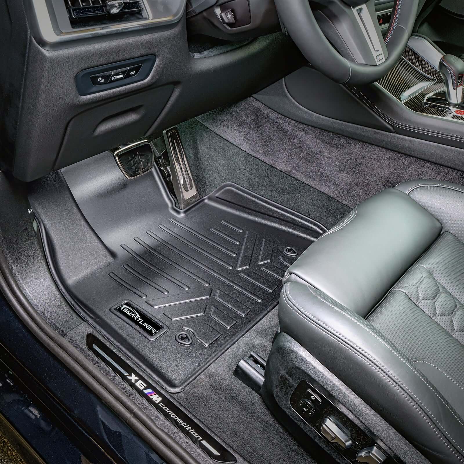 SMARTLINER Floor Liners for 2019-2025 BMW X7 (2nd Row Buckets)
