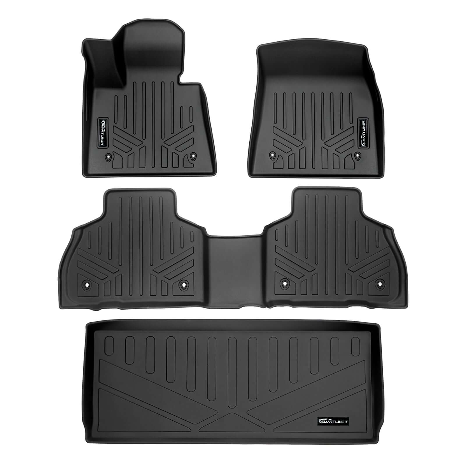 SMARTLINER Floor Liners for 2021-2025 BMW Alpina XB7 (2nd Row Bench)