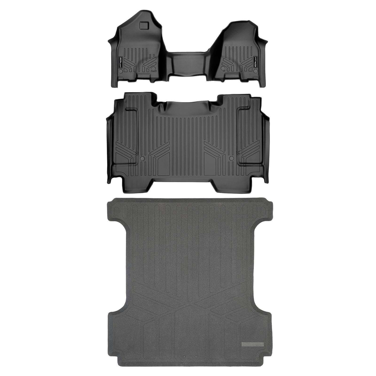 SmartCoverage™ Floor Liners For 2019 - 2024 Ram 1500 Crew Cab Vinyl (1st Row Bench)