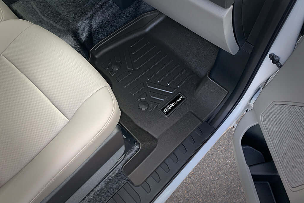 SMARTLINER Floor Liners for 2017-2026 Ford F-250|F-350 SuperCab (1st Row Bench) | Vinyl | No OTH