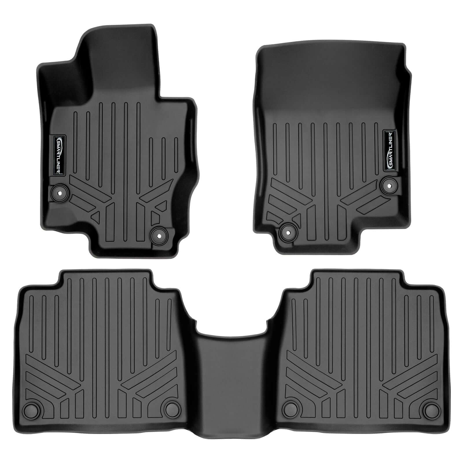 SMARTLINER Floor Liners for 2020-2024 Mercedes-Benz GLS-Class 7 Passenger (2nd Row Bench)