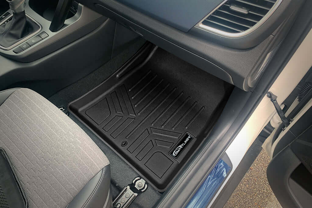 SMARTLINER All Weather Protection Custom Fit Black Cargo Liner Compatible With 2024 - 2026 Kia Seltos with Cargo Area in Upper Position with Subwoofer