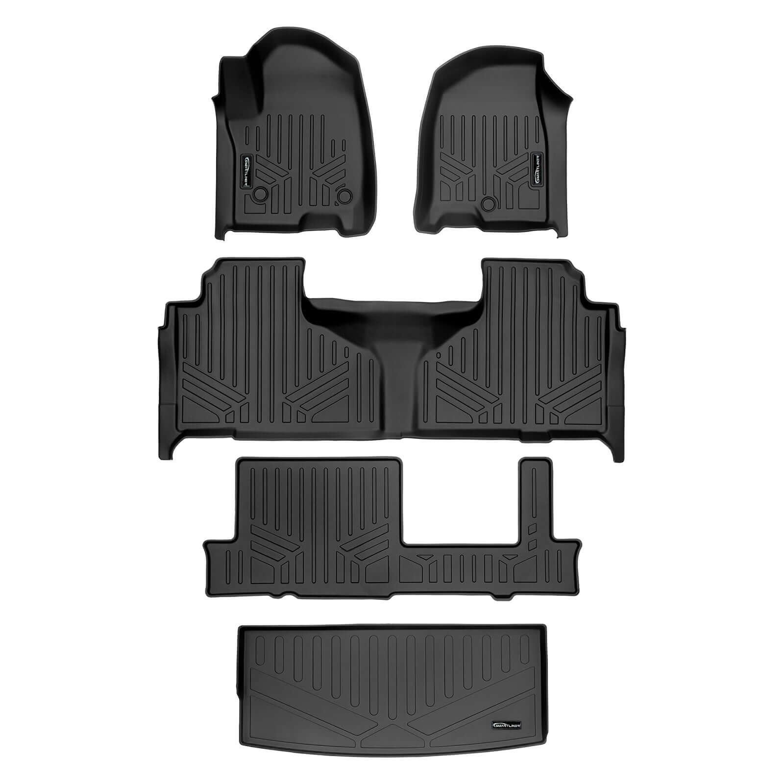 SMARTLINER Floor Liners for 2021-2025 Cadillac Escalade (2nd Row Bench)
