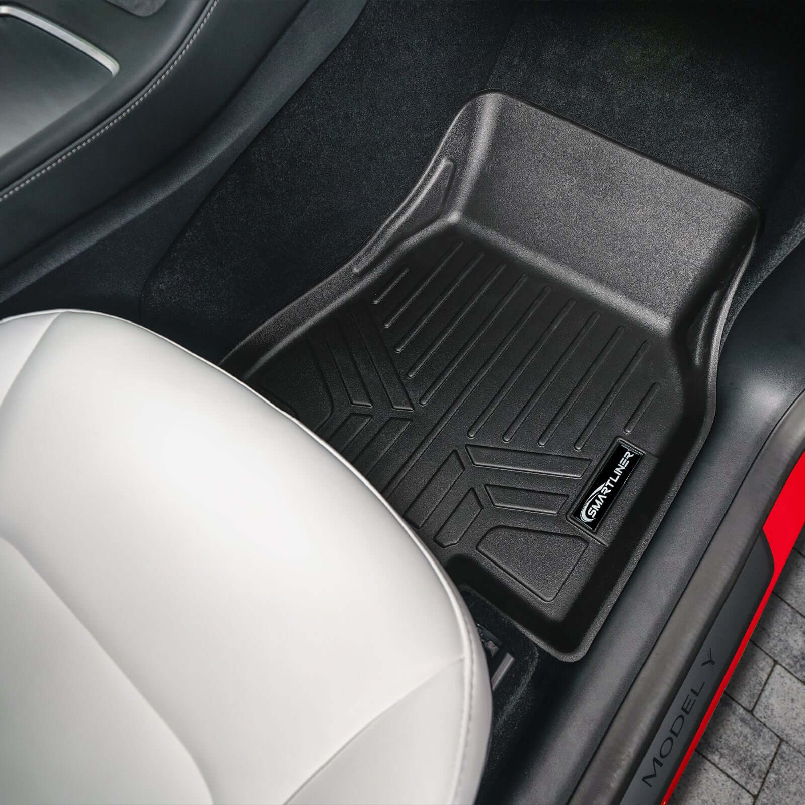 SMARTLINER Floor Liners for 2020-2025 Tesla Model Y (7 Passenger)