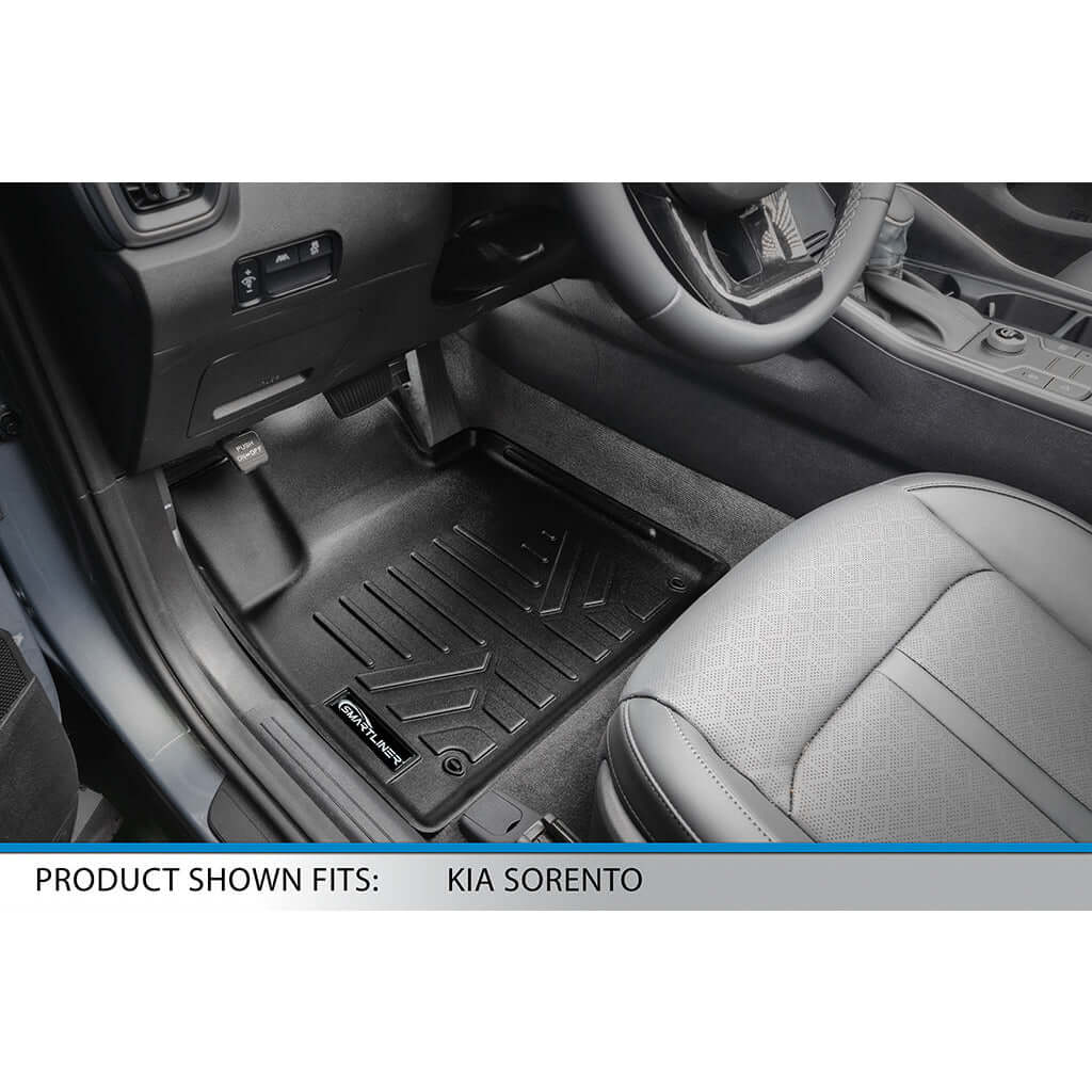 SMARTLINER Custom Fit Floor Liners For 2021-2026 Kia Sorento (with 2nd Row Bucket Seats)