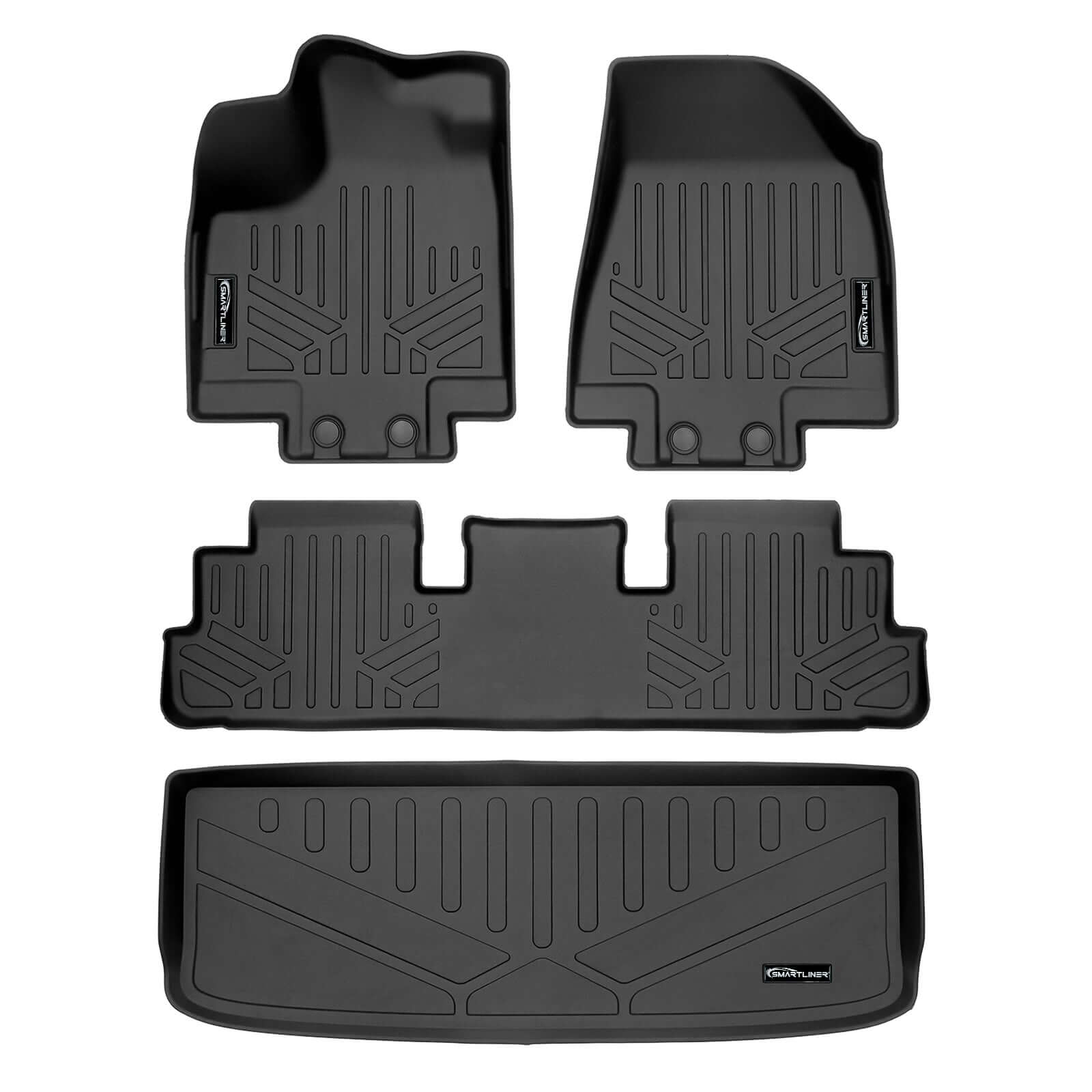 SMARTLINER Floor Liners for 2022-2026 Nissan Pathfinder (7 Passenger)
