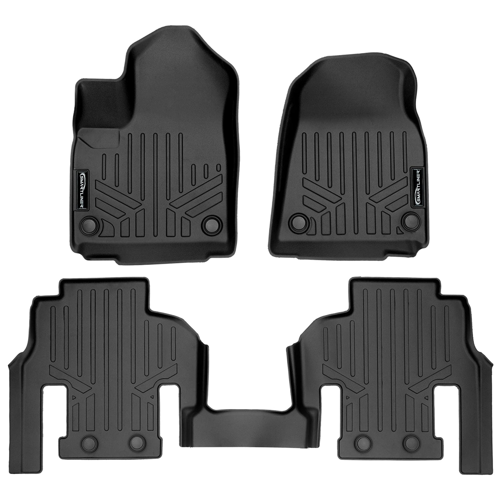SMARTLINER Floor Liners for 2022-2025 Jeep Wagoneer (7 Passenger Model)