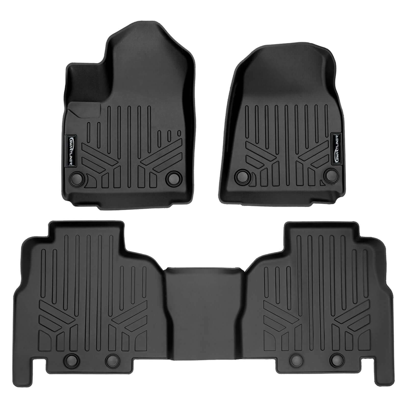 SMARTLINER Floor Liners for 2022-2025 Jeep Wagoneer (8 Passenger Model)