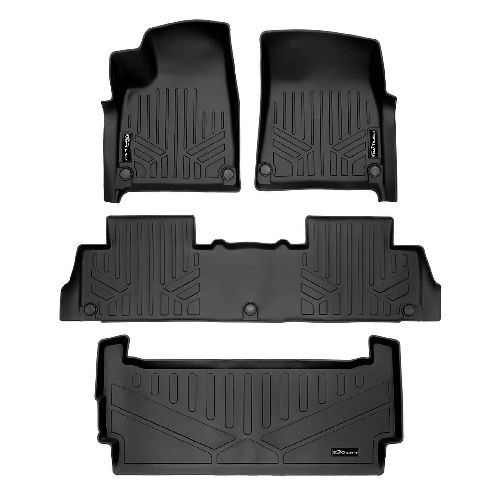 SMARTLINER Floor Liners for 2022-2024 Rivian R1S