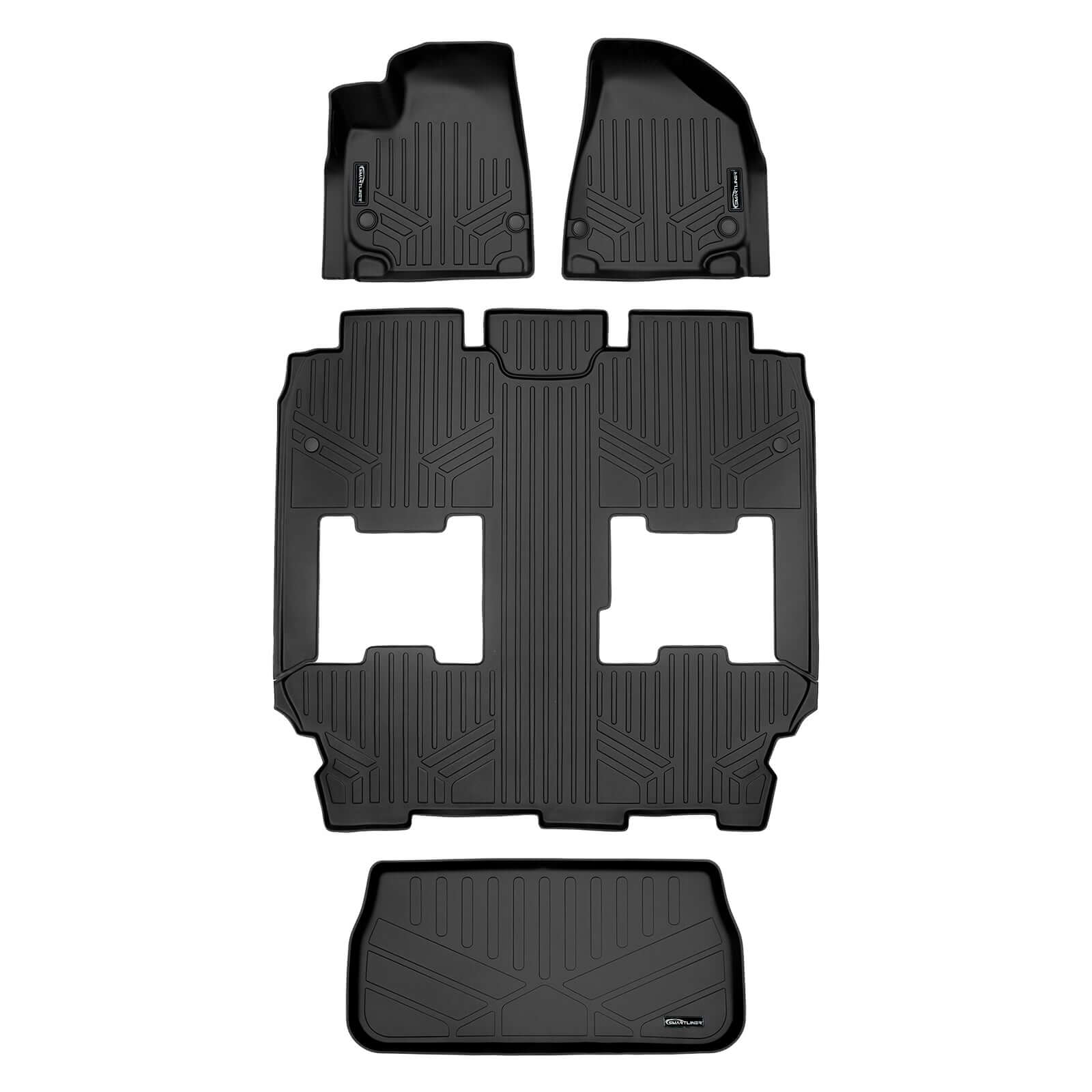 Smart Trim™ Floor Liners For 2021-2026 Chrysler Pacifica Limited Hybrid