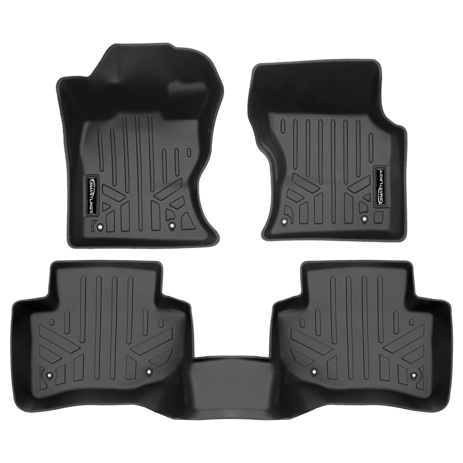 SMARTLINER Floor Liners for 2021-2025 Land Rover/Range Rover Velar w/o Full Size Spare Wheel