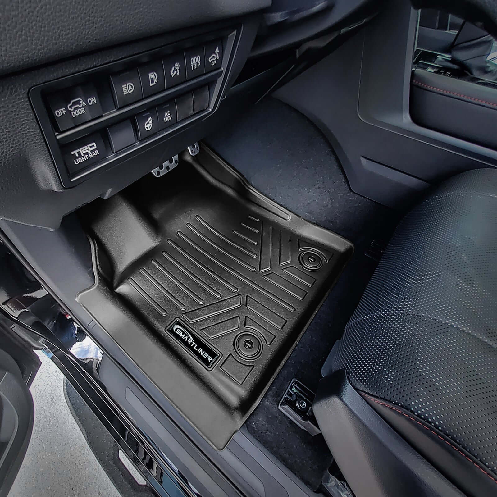 SMARTLINER Floor Liners for 2023-2026 Toyota Sequoia (Only Fits 7 Passenger Models Without Center Console)