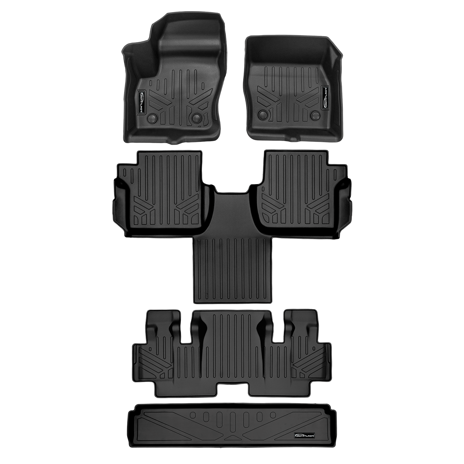 SMARTLINER Floor Liners for 2018-2025 Transit Connect With Vinyl and without secondary footrest (Short and Long Wheelbase)