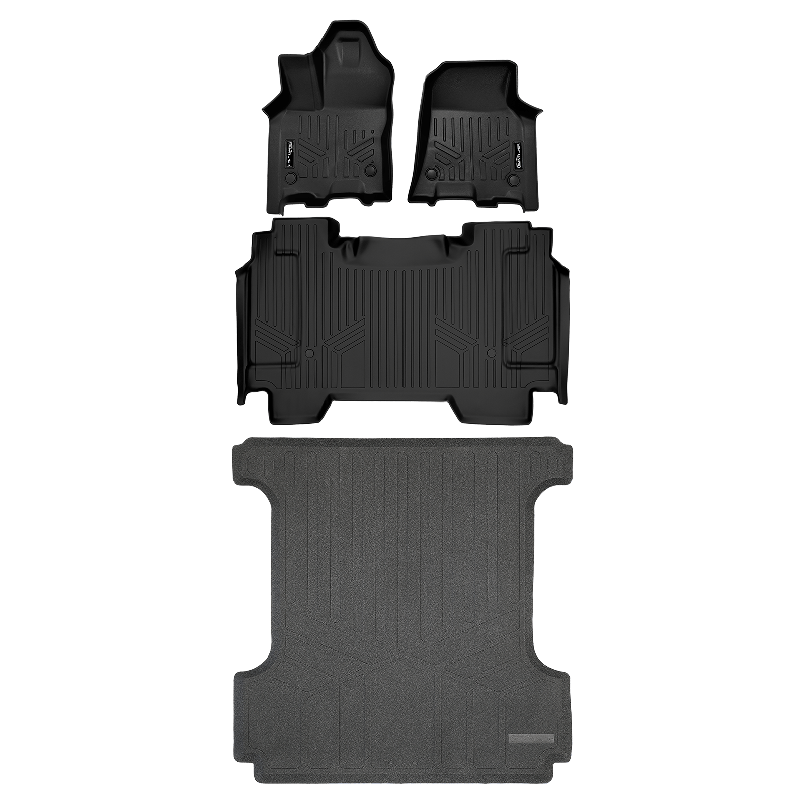 SmartCoverage™ Floor Liners For 2025-2026 Ram 1500 Crew Cab without Rear Underseat Storage Box (Bucket Seats)
