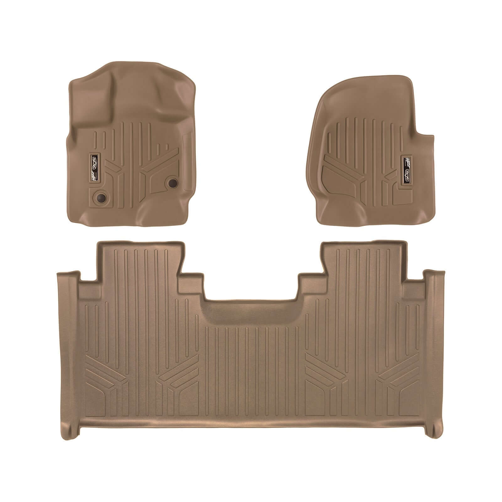 SMARTLINER Custom Fit Floor Liners For 2015-2026 Ford F-150 SuperCab with 1st Row Bench Seat with Vinyl Flooring