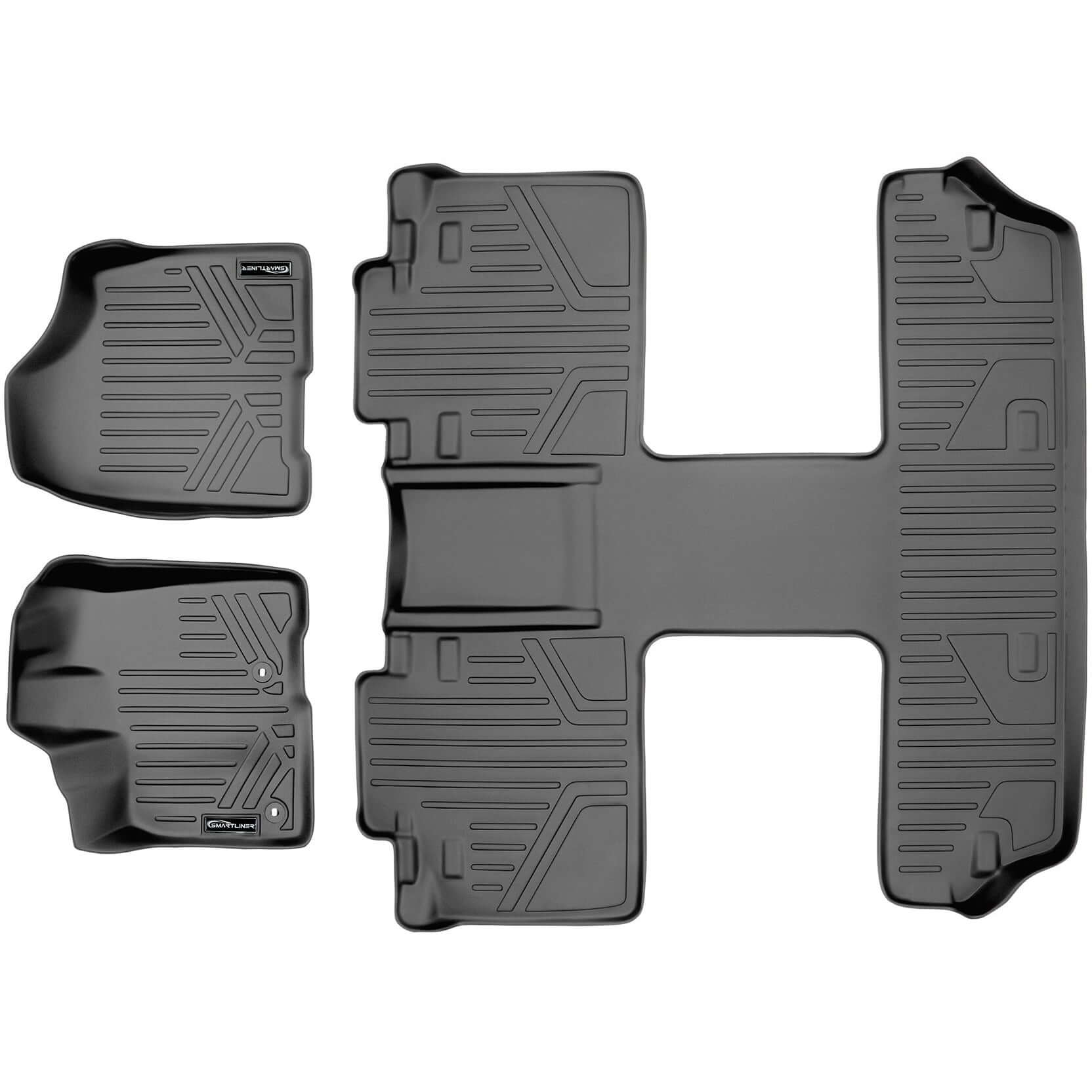 Smart Trim™ Floor Liners For 2013 2020 Toyota Sienna 7 Passenger Model
