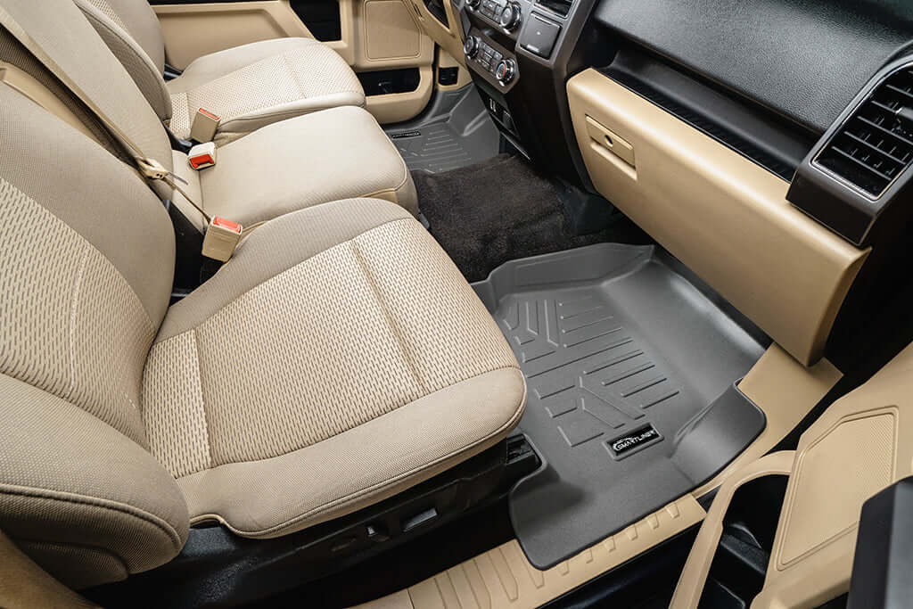 SMARTLINER Floor Liners for 2022-2025 Ford F-150 Lightning Only fits with 2nd Row Bucket seats without under seat fold-flat storage
