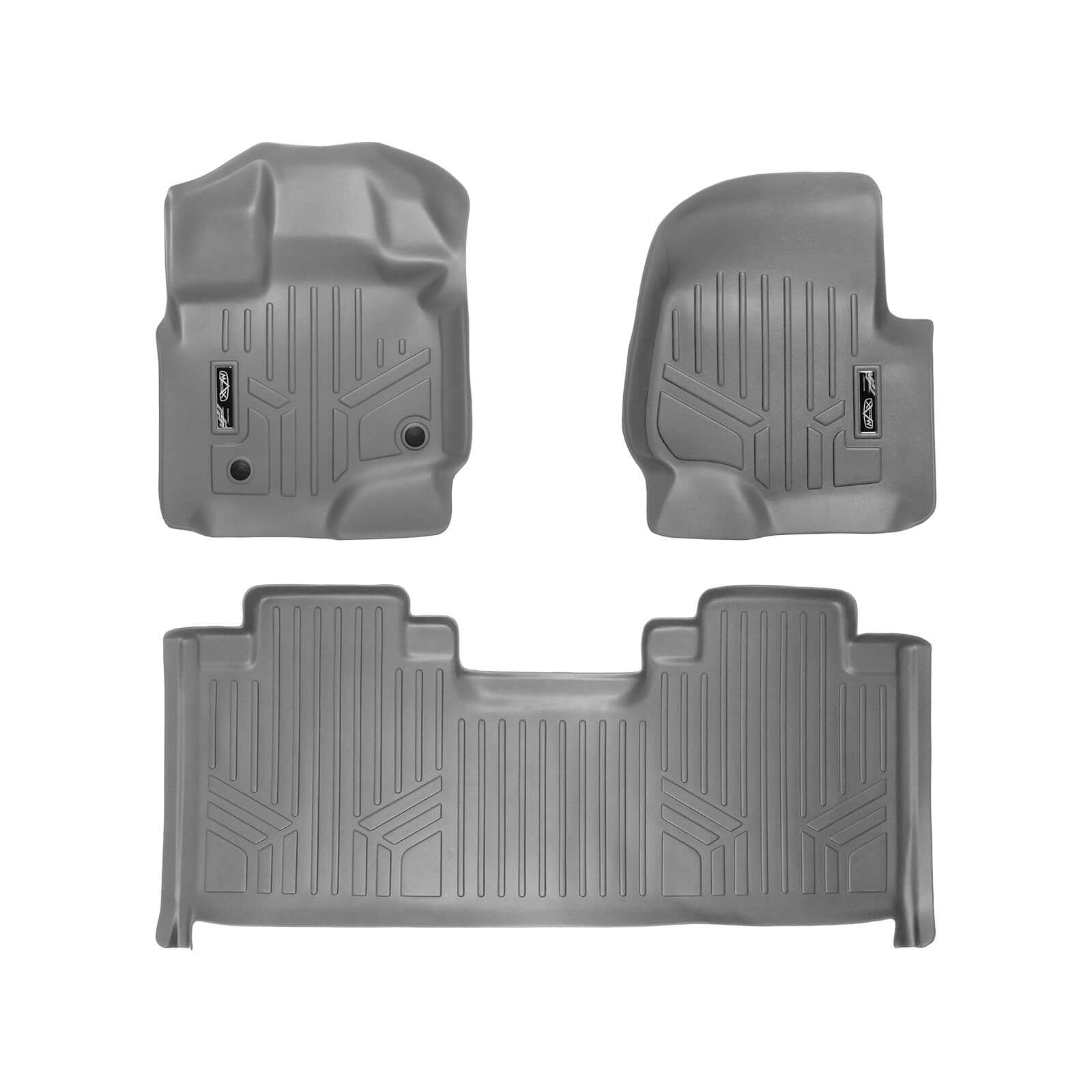 SMARTLINER Custom Fit Floor Liners For 2015-2026 Ford F-150 SuperCab with 1st Row Bucket Seats Vinyl Flooring