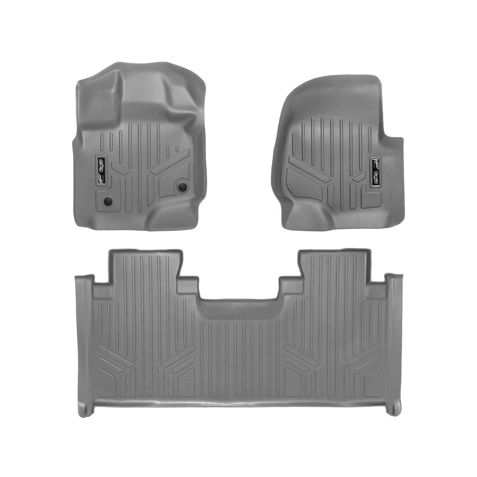 SMARTLINER Custom Fit Floor Liners For 2015-2026 Ford F-150 SuperCab with 1st Row Bench Seat with Vinyl Flooring