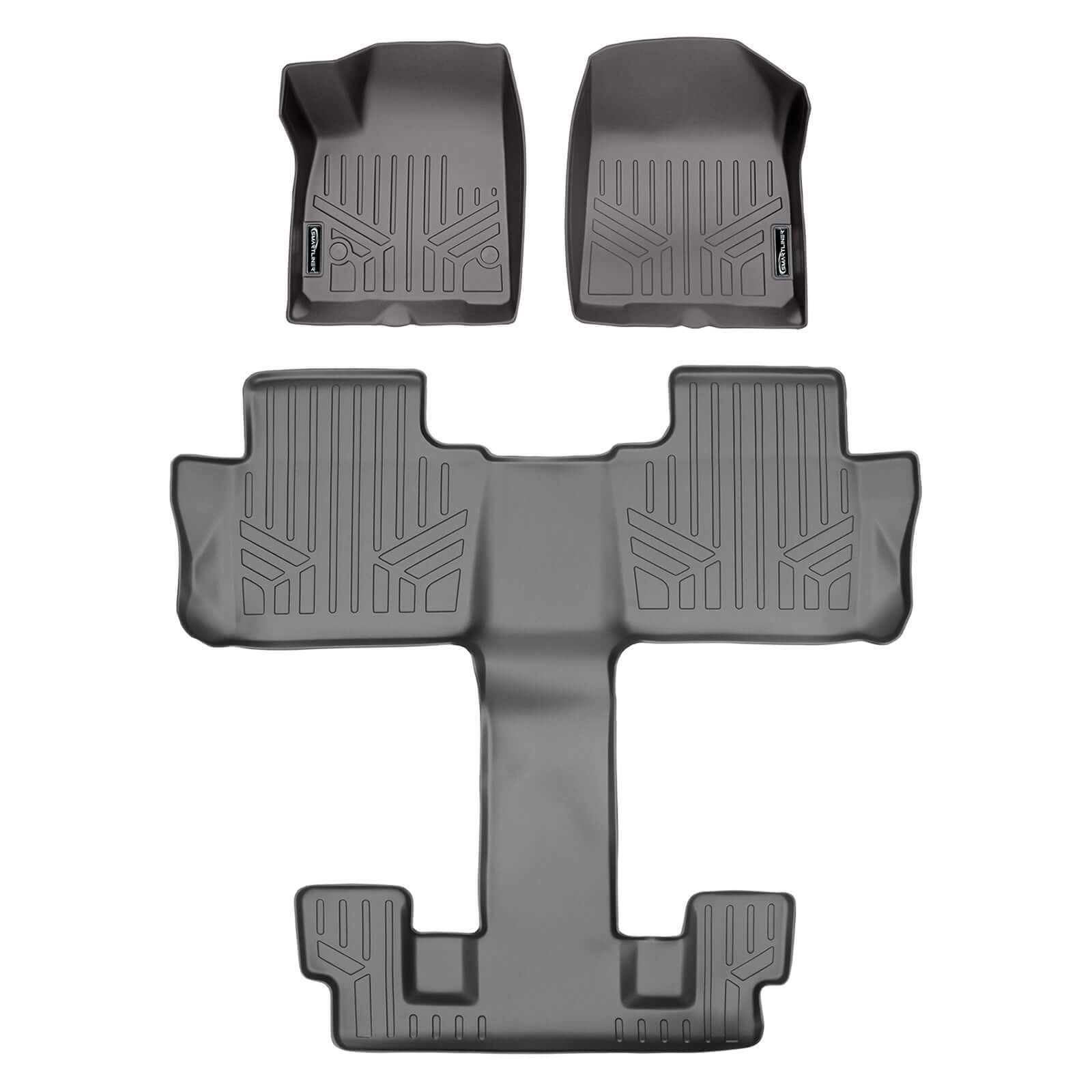 SMARTLINER Floor Liners for Black for 2020-2025 Cadillac XT6