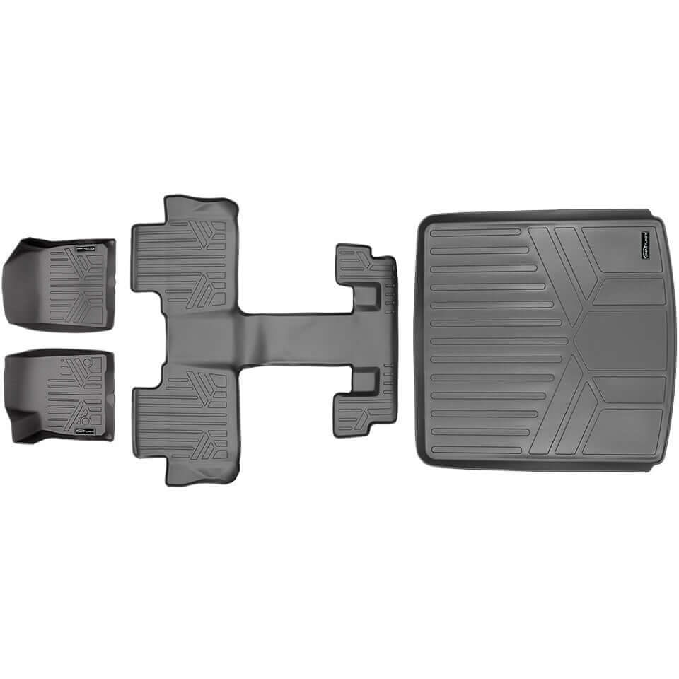 SMARTLINER Floor Liners for 2017-2023 GMC Acadia (2nd Row Bucket)